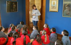Los alumnos del colegio Mariano Moreno visitaron el Museo L�pez Claro